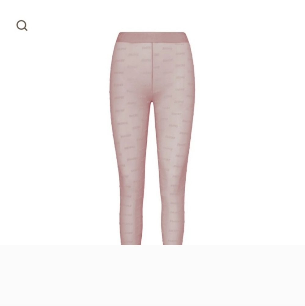 Skims NWT See Through Velvet Leggings, size XL